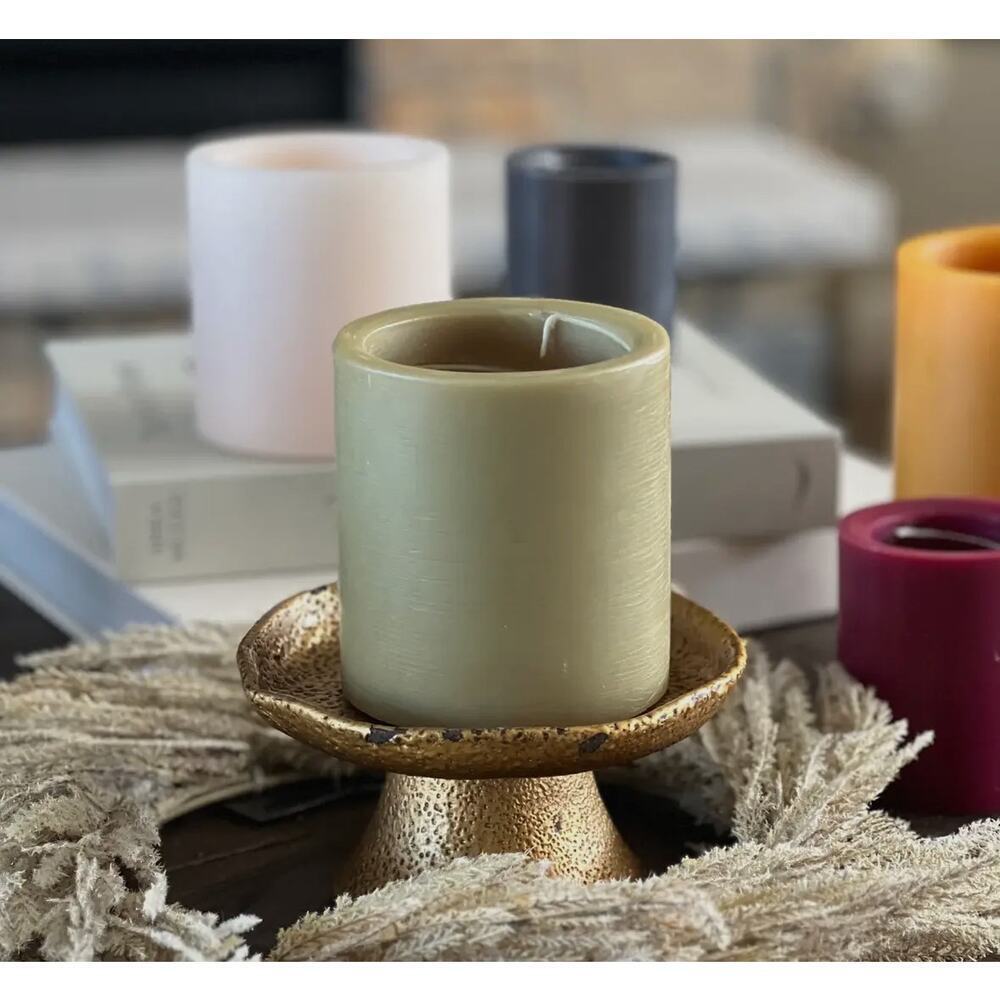 Spiral Light Candle FOREST WHISPER 4 X 4 Round 30hr Burn -Brand New Medium